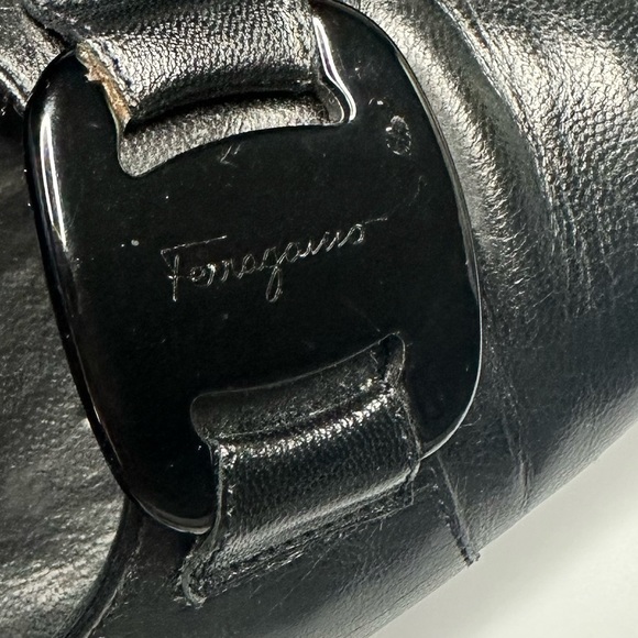 VINTAGE Salvatore Farragamo leather heels size 7 - Picture 4 of 5